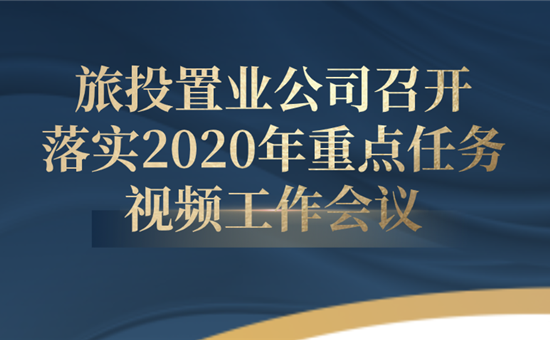 旅投置业公司召开落实2020年重点任务视频工作会议